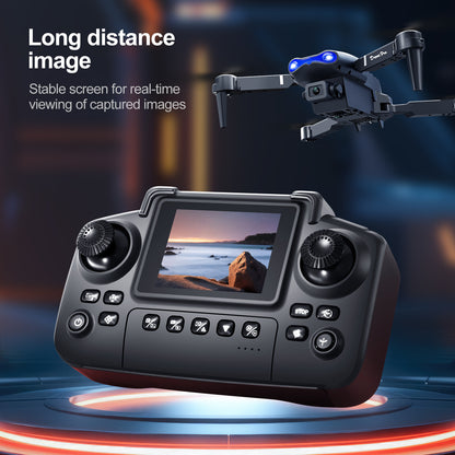 E99 Foldable Toy Drone with Dual Cameras – Wi-Fi Control, Gesture Photo, USB Charging, Durable & Beginner-Friendly