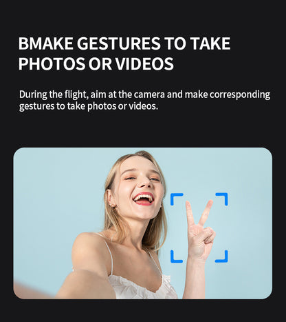 E99 Foldable Toy Drone with Dual Cameras – Wi-Fi Control, Gesture Photo, USB Charging, Durable & Beginner-Friendly