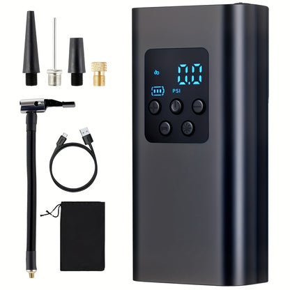 DY&LM 150PSI Portable Wireless Tire Inflator – Digital Air Compressor for Cars, Bikes & Sports