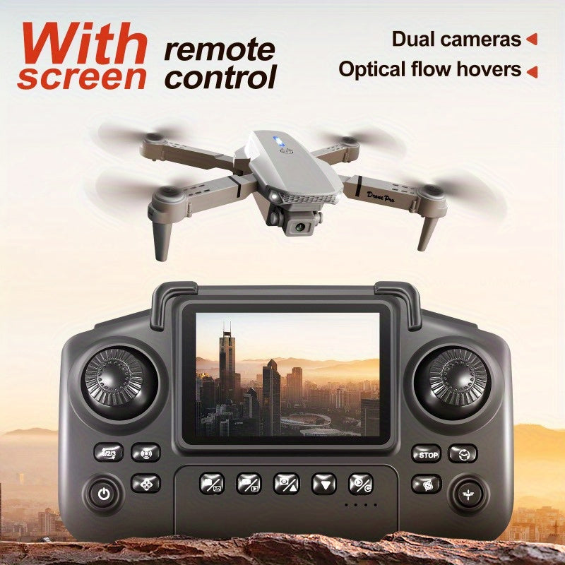 E99 Foldable Toy Drone with Dual Cameras – Wi-Fi Control, Gesture Photo, USB Charging, Durable & Beginner-Friendly