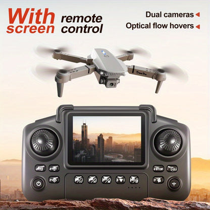 E99 Foldable Toy Drone with Dual Cameras – Wi-Fi Control, Gesture Photo, USB Charging, Durable & Beginner-Friendly