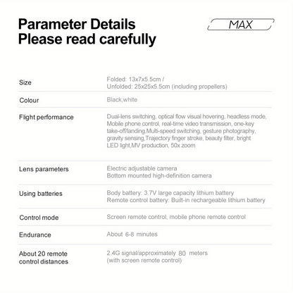 E99 Foldable Toy Drone with Dual Cameras – Wi-Fi Control, Gesture Photo, USB Charging, Durable & Beginner-Friendly