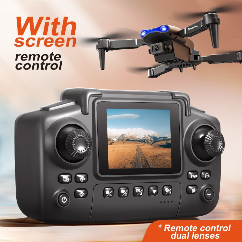 E99 Foldable Toy Drone with Dual Cameras – Wi-Fi Control, Gesture Photo, USB Charging, Durable & Beginner-Friendly