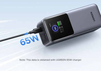 UGREEN Nexode 200W 25000mAh Power Bank Portable PD External Battery PowerBank for Macbook Pro for iPad Fast Charge Power Station