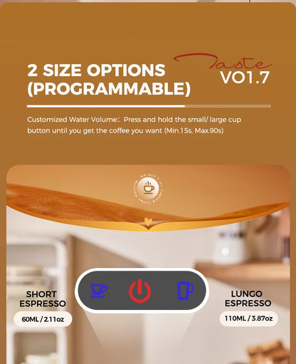 Cafelffe 3in1 Capsule Coffee Machine Hot/Cold Multiple Espresso Cafetera Cappuccino Coffee Maker Dolce Gusto Nespresso Powder 19