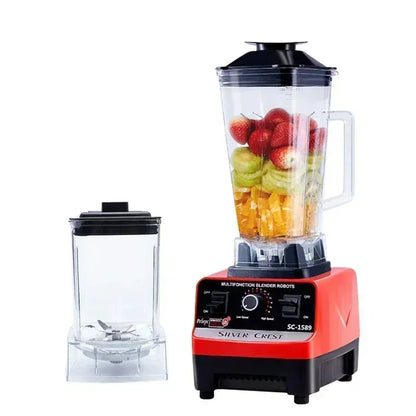 110V/220V SILVER CREST Blender Double Cup Wall Breaking Machine Home Multi functional Food Blender BDD
