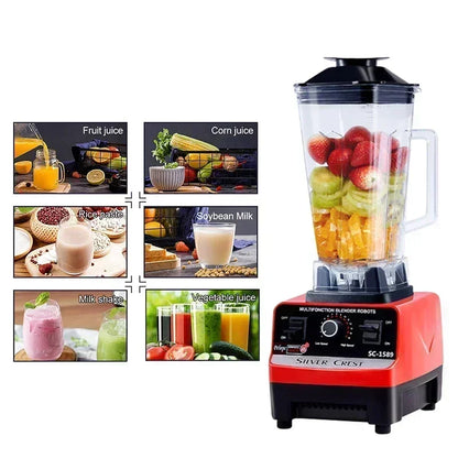 110V/220V SILVER CREST Blender Double Cup Wall Breaking Machine Home Multi functional Food Blender BDD