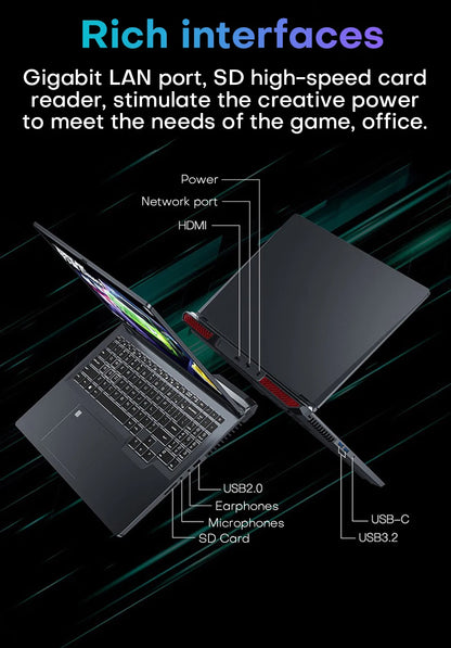 2025 Xiaman 16" Gaming Laptop intel Core i7-6700HQ GTX 1060 IPS 1920*1200 Notebook Gamer 16GB DDR4 1TB SSD Windows 11 Laptop PC