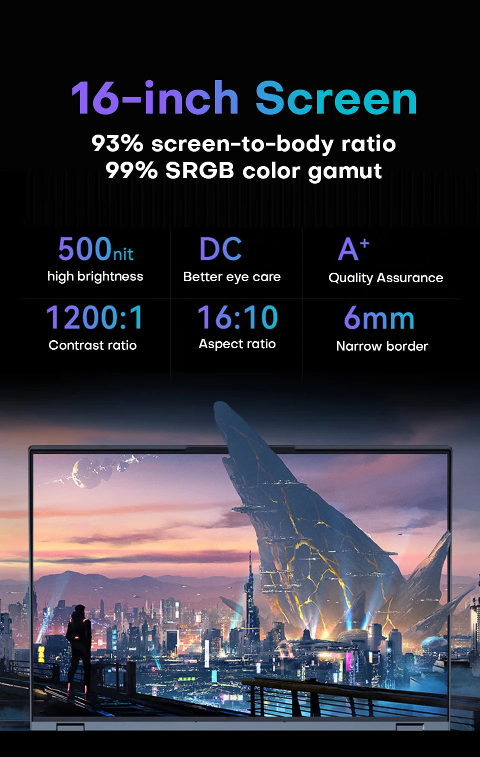 2025 Xiaman 16" Gaming Laptop intel Core i7-6700HQ GTX 1060 IPS 1920*1200 Notebook Gamer 16GB DDR4 1TB SSD Windows 11 Laptop PC