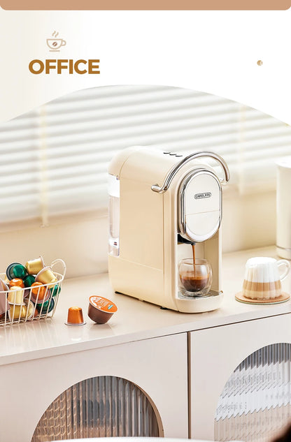 Cafelffe 3in1 Capsule Coffee Machine Hot/Cold Multiple Espresso Cafetera Cappuccino Coffee Maker Dolce Gusto Nespresso Powder 19