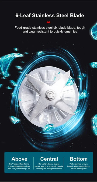 110V/220V SILVER CREST Blender Double Cup Wall Breaking Machine Home Multi functional Food Blender BDD