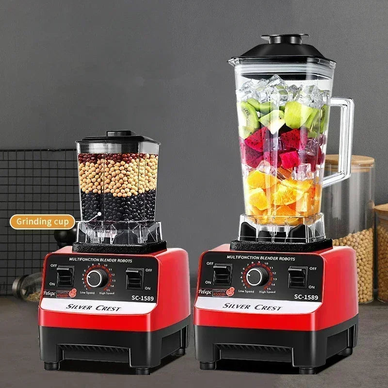 110V/220V SILVER CREST Blender Double Cup Wall Breaking Machine Home Multi functional Food Blender BDD
