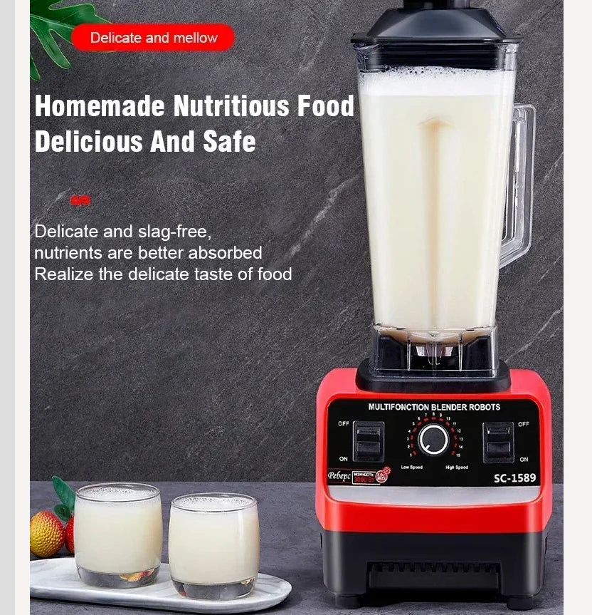 110V/220V SILVER CREST Blender Double Cup Wall Breaking Machine Home Multi functional Food Blender BDD