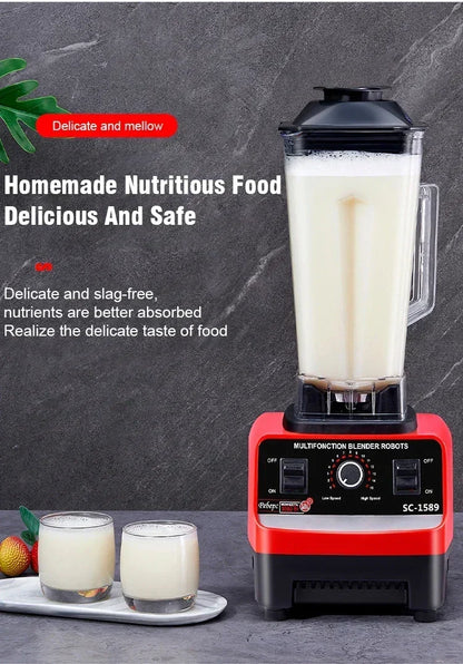 110V/220V SILVER CREST Blender Double Cup Wall Breaking Machine Home Multi functional Food Blender BDD