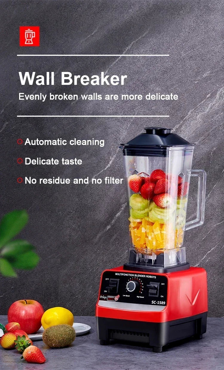 110V/220V SILVER CREST Blender Double Cup Wall Breaking Machine Home Multi functional Food Blender BDD