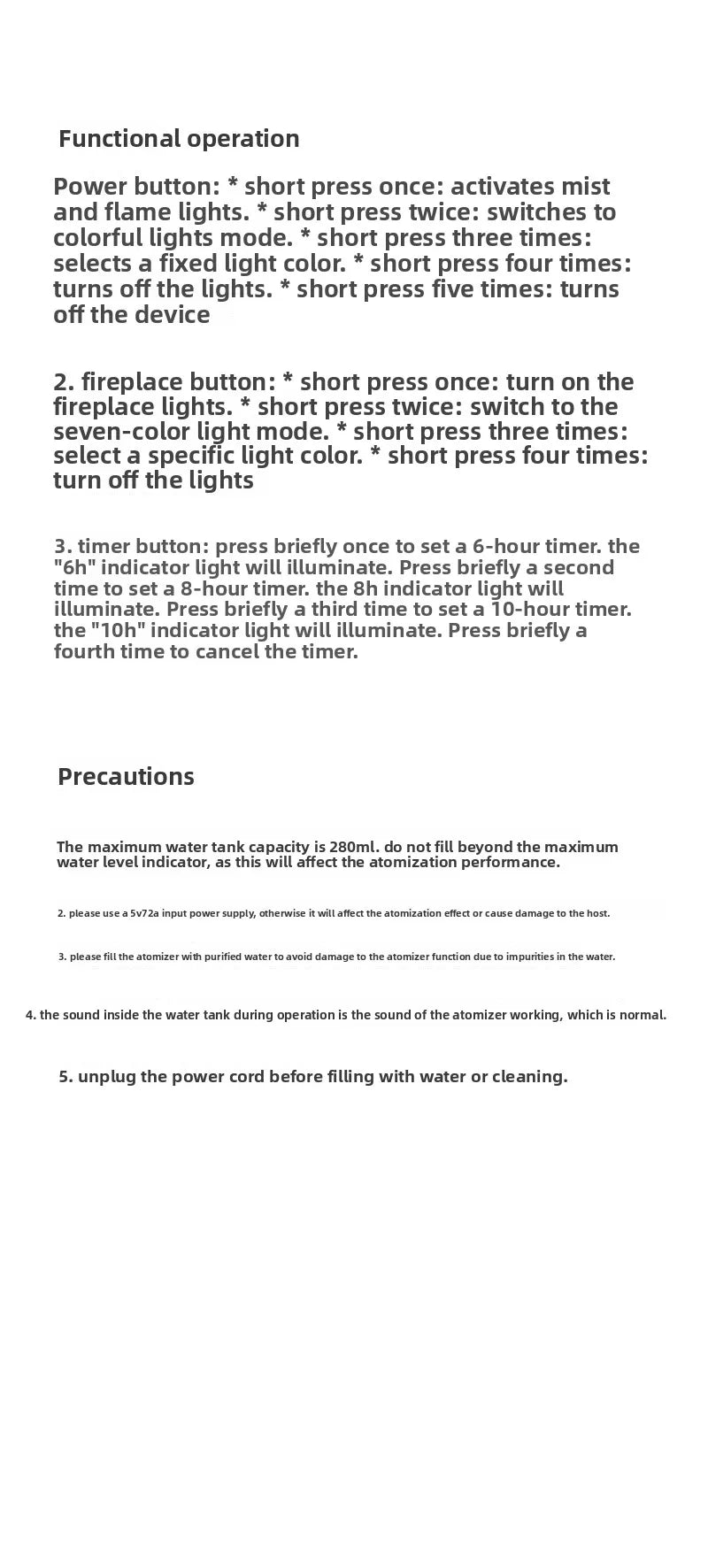 Fireplace Aromatherapy Machine 3D Simulation Flame Ambient Light Small Household Wood Grain Air Humidifier Fireplace