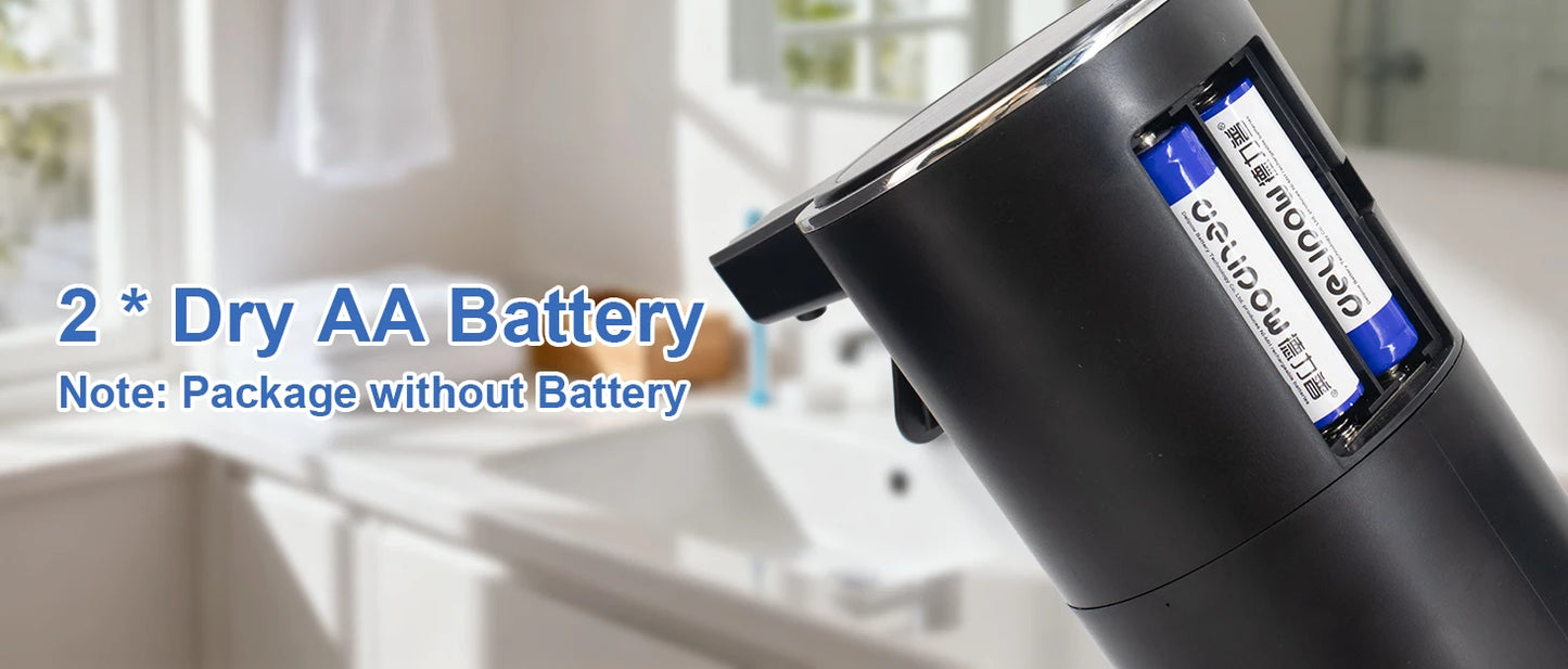 400ml Wall Mounted Automatic Soap Dispenser Foam Smart Hand Washing Machine Liquid Rechargeable Bathroom Kitchen Touching Sensor