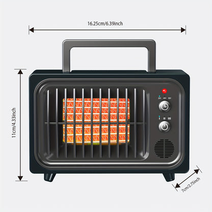 Zayman 600W Portable Electric Heater – PTC Fast Heat, Remote, Digital Thermostat & Safety Features